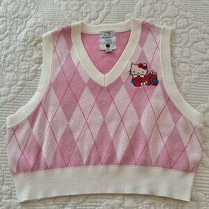 Hello Kitty by Sanrio sweater vest size XL